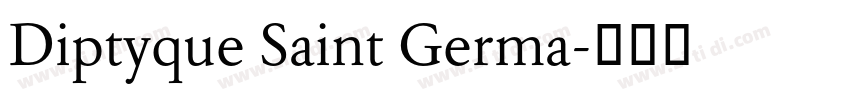 Diptyque Saint Germa字体转换
